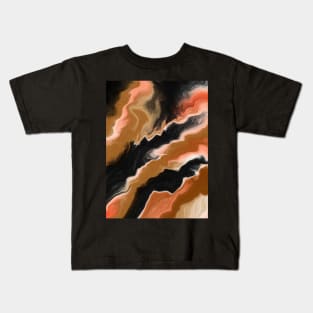 Abstract digital watercolor 96 Kids T-Shirt